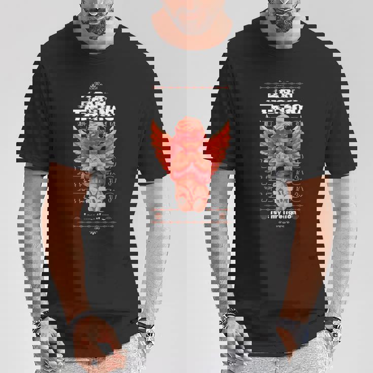 My Religion Música Rave Hard Techno Raver Techno Oscuro Camiseta Camiseta unisex Regalos divertidos