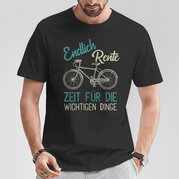 Rente Rentner Fahrrad T-Shirt Lustige Geschenke