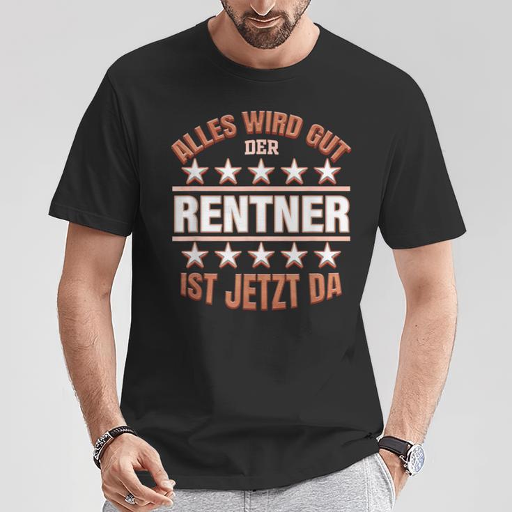 Rentner Abschied Rente Für Ruhestand Pensionierung Opa T-Shirt Lustige Geschenke