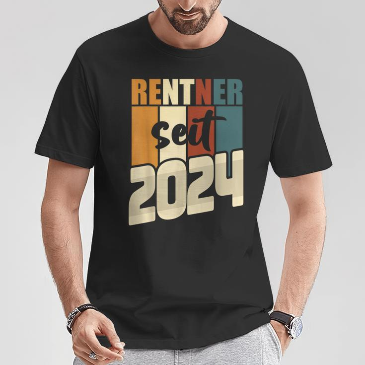 Rentner Seit 2024 German Language T-Shirt Lustige Geschenke