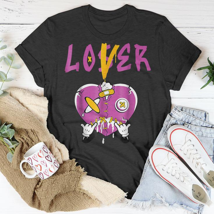 Retro 1 Brotherhood Loser Lover Heart Dripping Shoes T-Shirt Unique Gifts