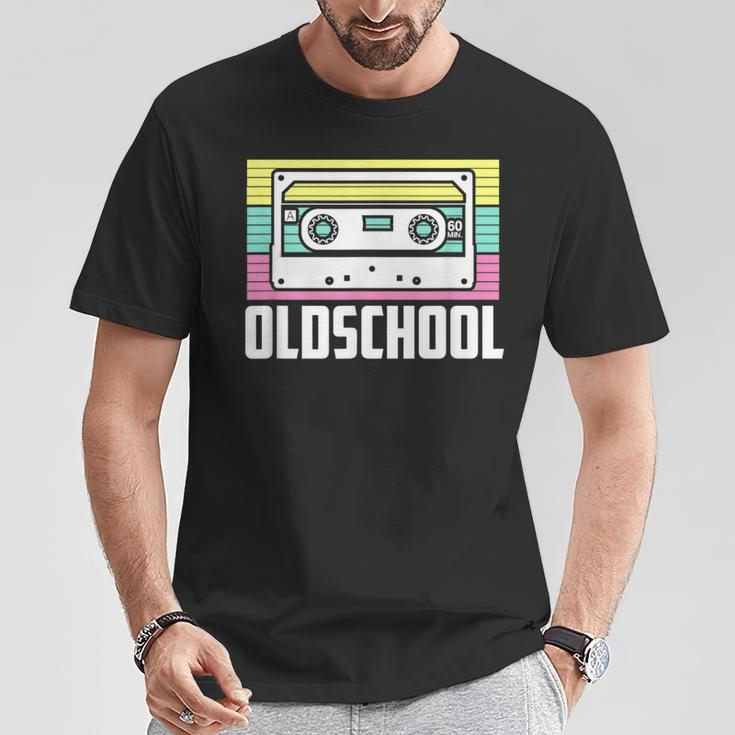 Retro Oldschool Cassette 80S 90S T-Shirt Lustige Geschenke