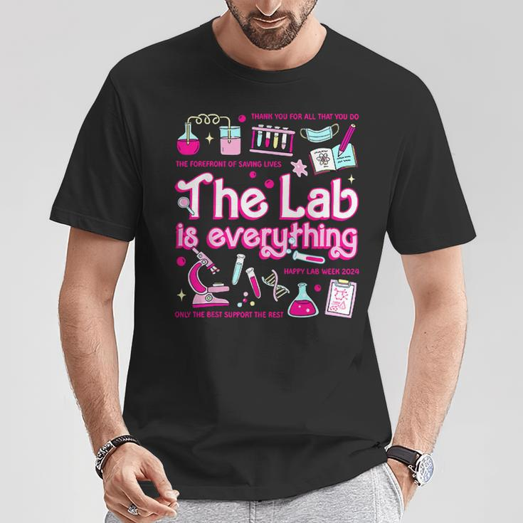 Retro Pink The Lab Is Everything Happy Lab Week 2024 T-Shirt Unique Gifts