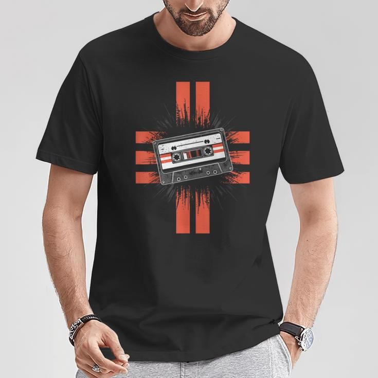 Retro Style Old School Tape Cassette Vintage Mixtape T-Shirt Unique Gifts