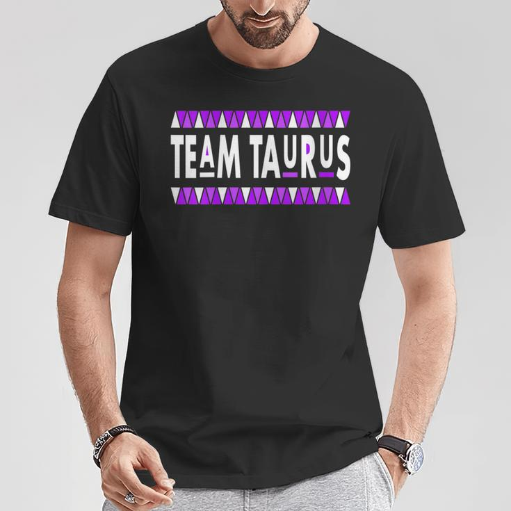 Retro Style Team Taurus Girl April Girl May Man Birthday T-Shirt Unique Gifts