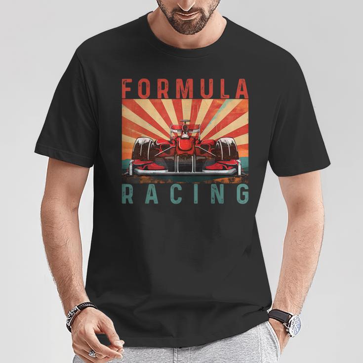 Retro Vintage Formula Racing Lovers Race Car Fan T-Shirt Unique Gifts