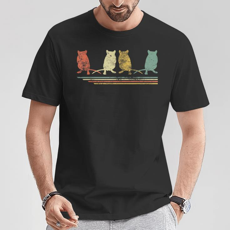 Retro Vintage Gerbil Lover Animal For Father Day T-Shirt Unique Gifts