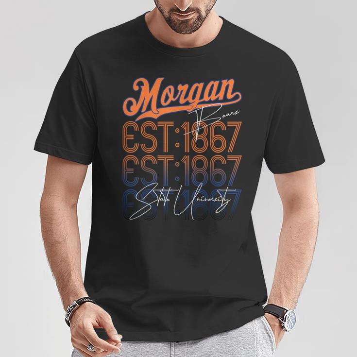 Retro Vintage Morgan Back To State University Style T-Shirt Unique Gifts