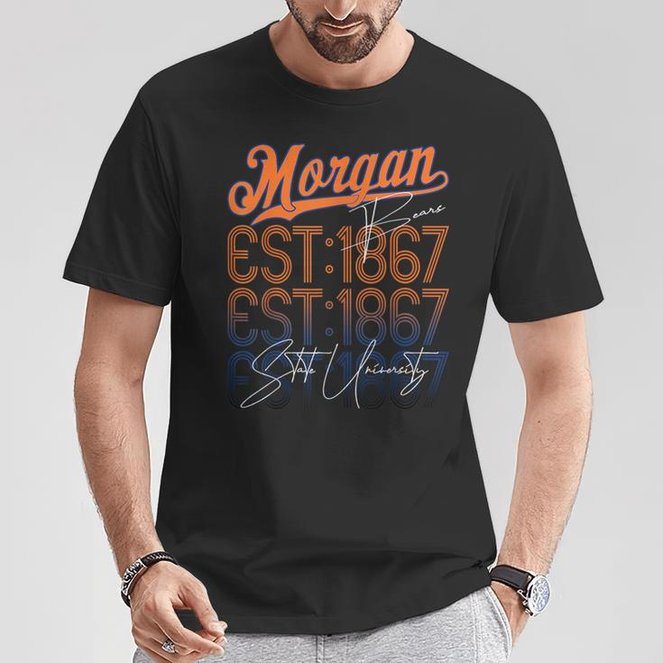 Retro Vintage Morgan Back To State University Style T-Shirt Funny Gifts