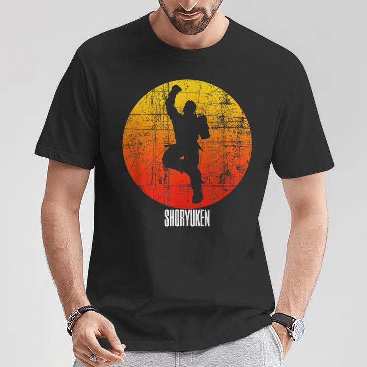 Retro Vintage Shoryuken Fighter T-Shirt Lustige Geschenke