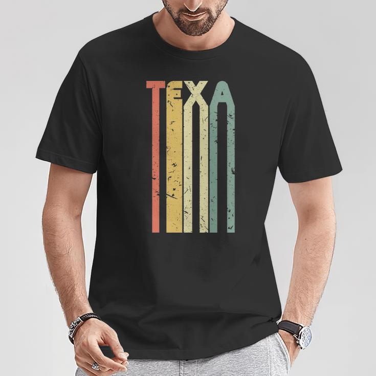 Retro Vintage Texas Colorful Cute Texan Roots T-Shirt Unique Gifts