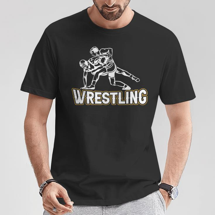 Ring Wrestler Ringer Ring Combat Ringsport T-Shirt Lustige Geschenke