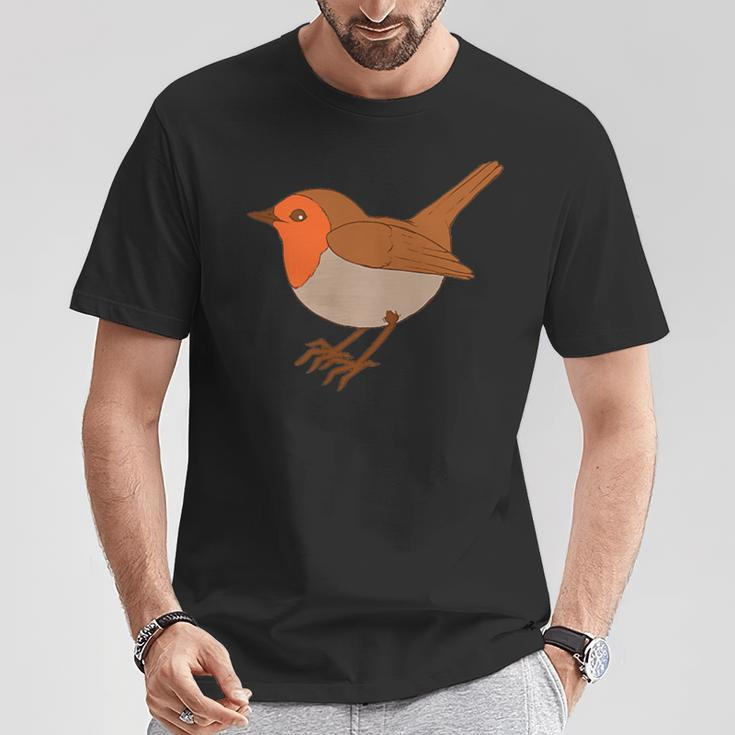 Robin Bird Robin Singbird Bird T-Shirt Lustige Geschenke