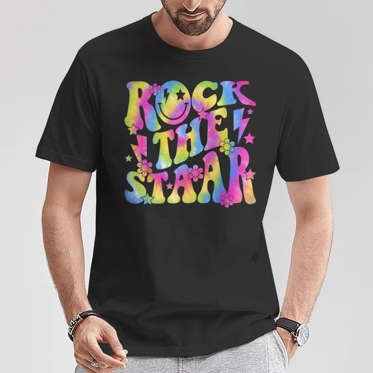 Rock The Staar Rock The Test Test Day Teachers Motivational T-Shirt Funny Gifts