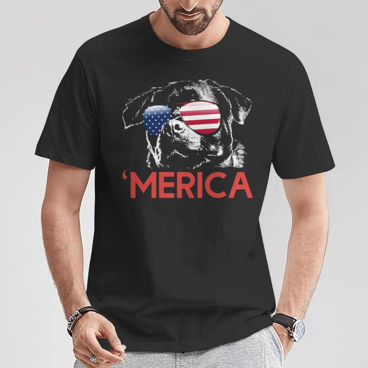 Rottweiler American Flag 4Th Of July T-Shirt Unique Gifts