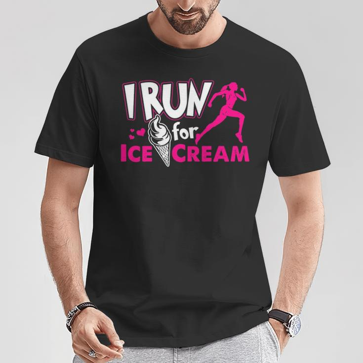 I Run For Ice Cream T-Shirt Unique Gifts