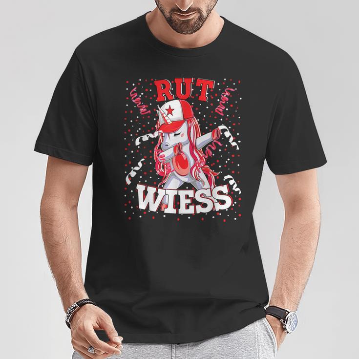 Rut Wiess Carnival Costume Cologne Red Confetti Unicorn T-Shirt Lustige Geschenke