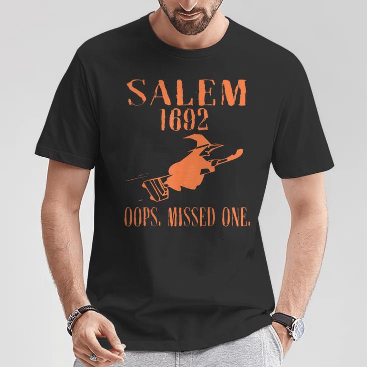 Salem Oops Missed One Salem Witch Trendy T-Shirt Unique Gifts