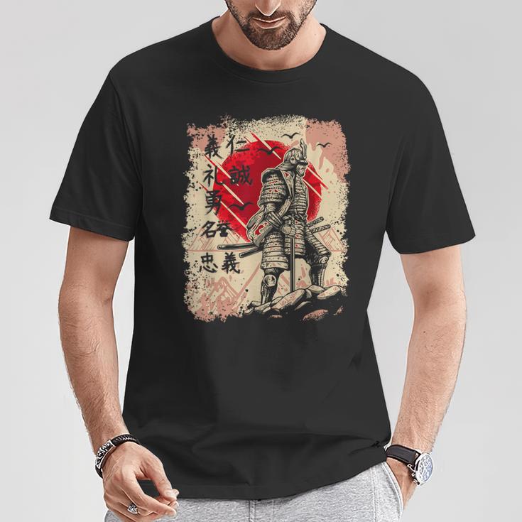 Samurai Japanese Warrior Bushido Code Swordsman Vintage T-Shirt Unique Gifts