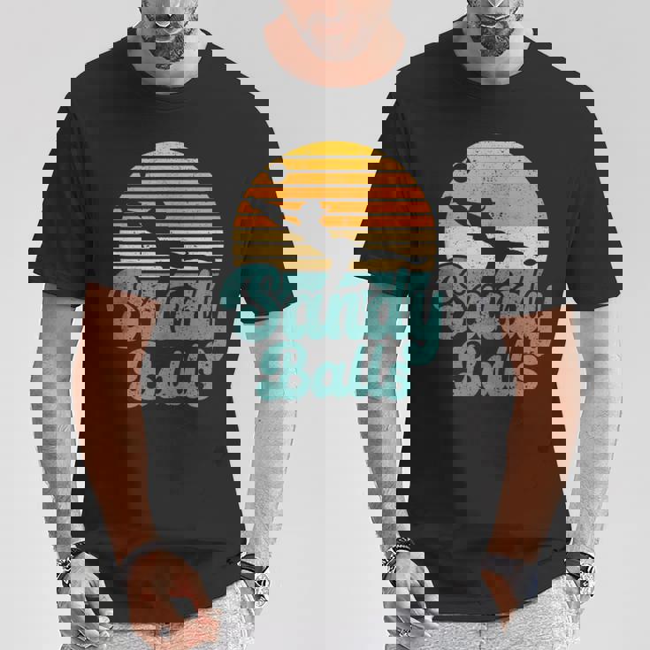 Sandy Balls Beach Volleyball Player Coach Fan Sports T-Shirt Unique Gifts Sandy Balls Beach Volleyball Player Coach Fan Sports T-Shirt Unique Gifts