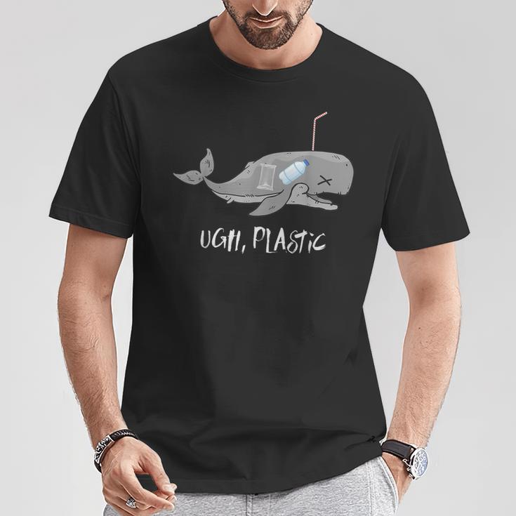 Save Oceans Marine Life Plastic Pollution Waste T-Shirt Unique Gifts