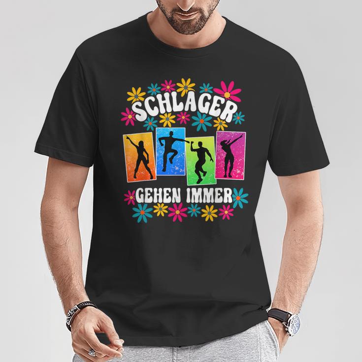 Schlagerparty Schlager Ggehen Immer Immer S T-Shirt Lustige Geschenke