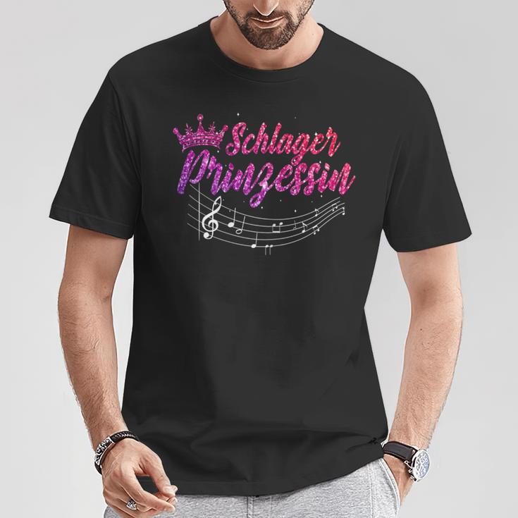 Schlagerparty Schlager Prinzessin T-Shirt Lustige Geschenke