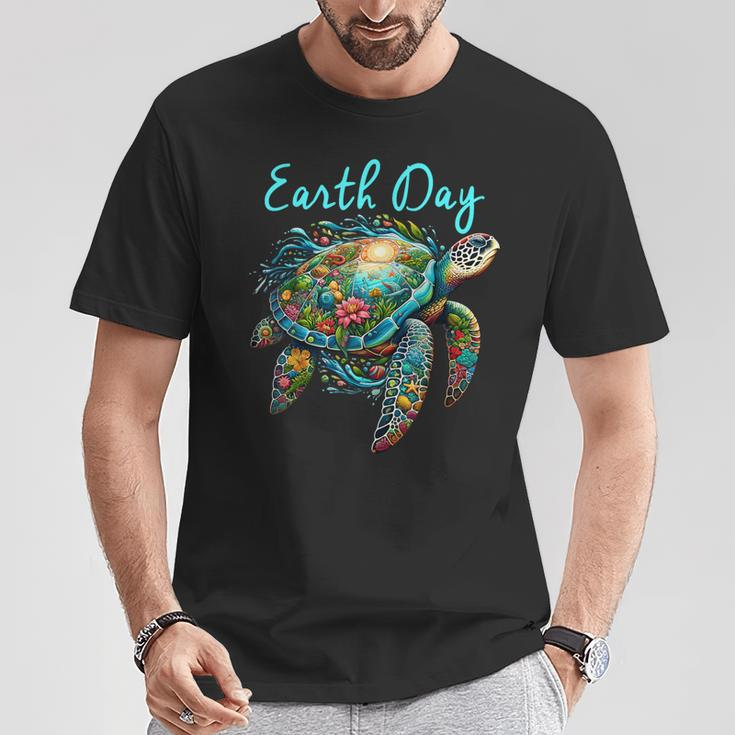 Sea Turtle Earth Day Save The Earth T-Shirt Unique Gifts