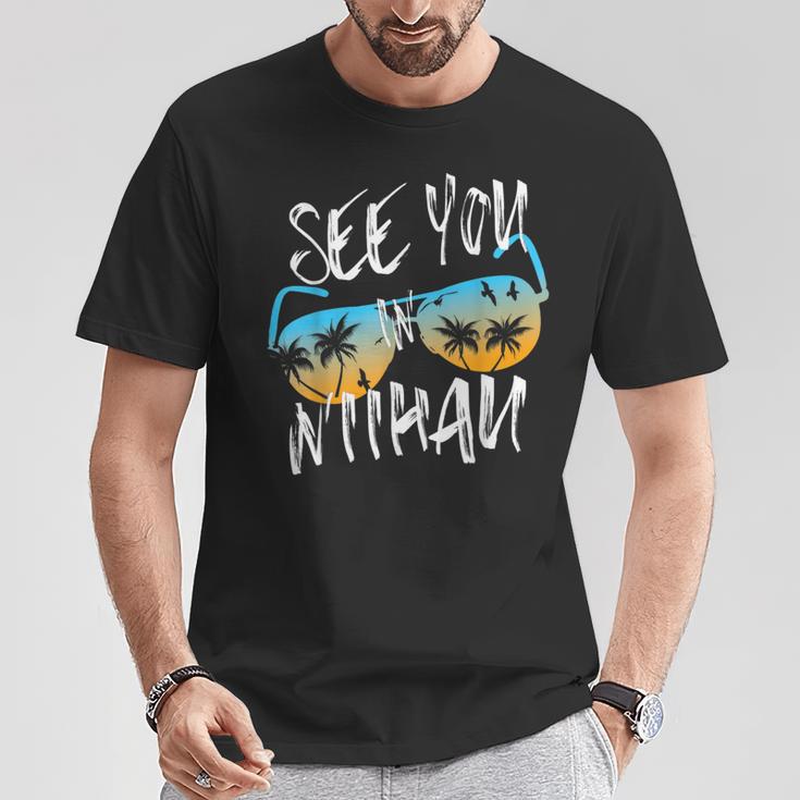 See You In Niihau Retro Sunglasses Vintage Ni'ihau Surfer T-Shirt Unique Gifts