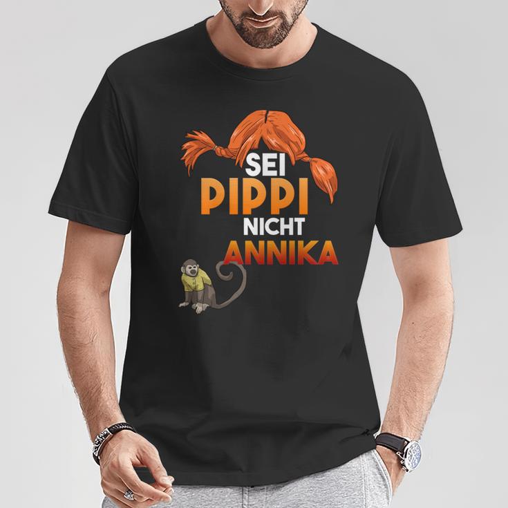 Sei Pippi Nicht Annika Langärmeliges Shirt, Emanzipations Powerfrauen Tee Lustige Geschenke