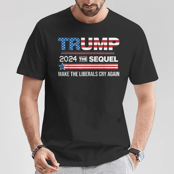 Sequel Make Liberals Cry Again Us Flag T-Shirt Unique Gifts