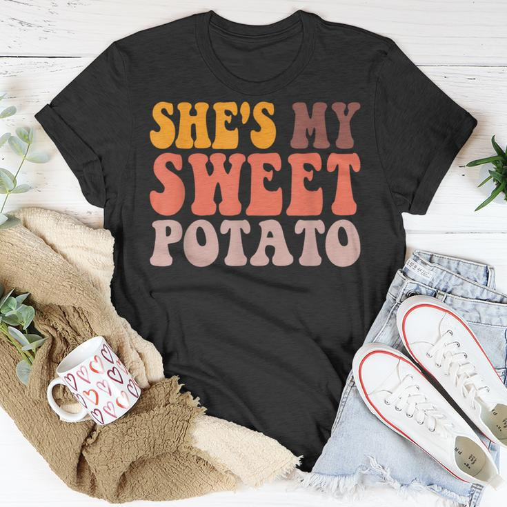 She Is My Sweet Potato I Yam Couples Valentine's Day T-Shirt Funny Gifts