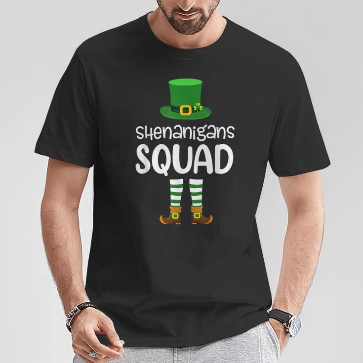 Shenanigan Squad Irish Leprechaun St Patrick's Day T-Shirt Unique Gifts