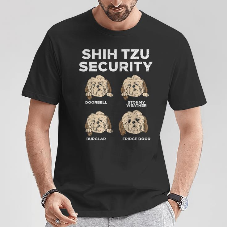 Shih Tzu Security Animal Pet Dog Lover Owner T-Shirt Unique Gifts