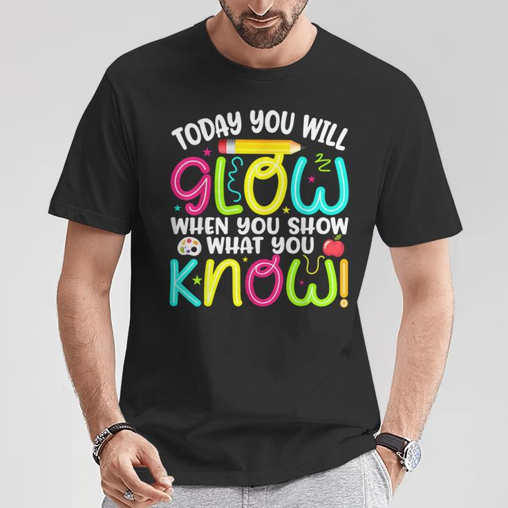 What You Show Rock The Testing Day Exam Teachers Students T-Shirt Unique Gifts