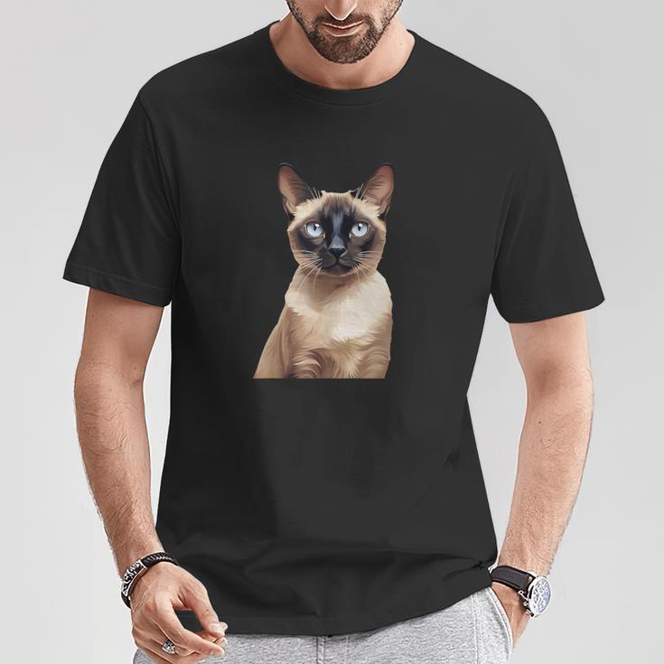 Siamese Cat T-Shirt Lustige Geschenke