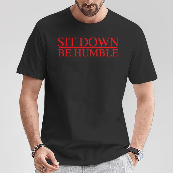 Sit Down Be Humble Rap Concert Rap Graphic T-Shirt Unique Gifts