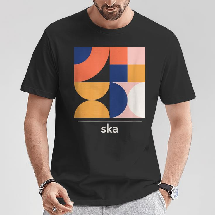 Ska Vintage Jazz Music Band Minimal T-Shirt Lustige Geschenke