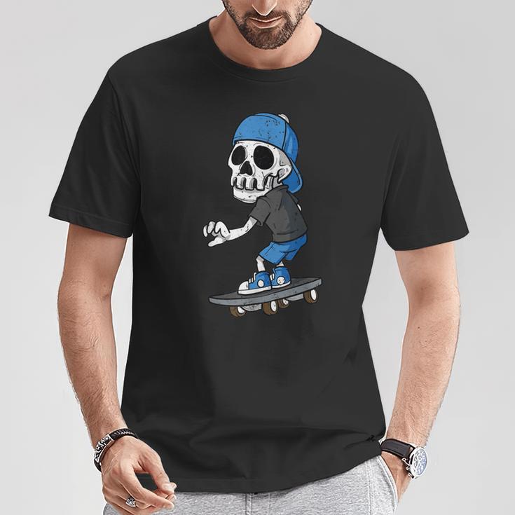 Skater Skeleton Skateboard Skull For Children T-Shirt Lustige Geschenke