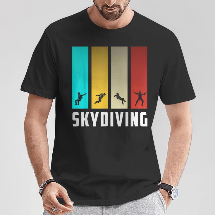 Skydiving Parachutist Wingsuit Flying Parachuting Skydiver T-Shirt Unique Gifts