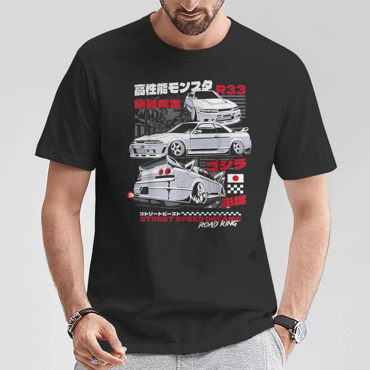 Skyline R33 Japanese Jdm Car T-Shirt Unique Gifts