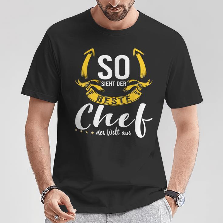 So Sieht Der Beste Chef Der Welt Aus Chef's T-Shirt Lustige Geschenke