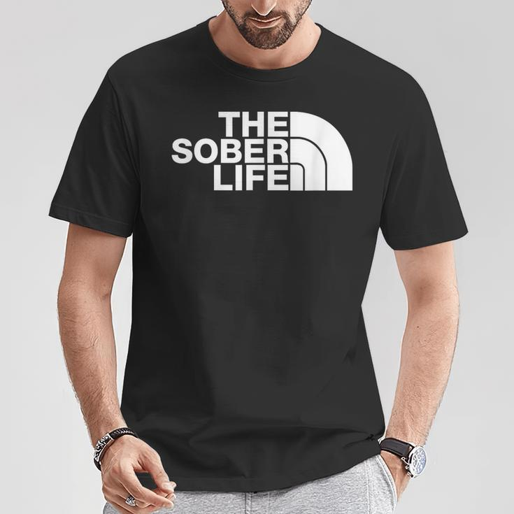 The Sober Life Na Aa Sober Recovery T-Shirt Funny Gifts
