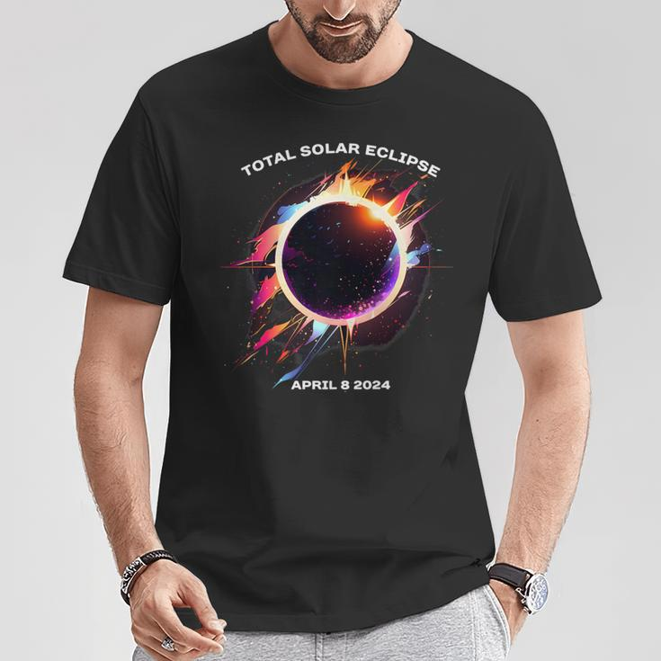 Solar Eclipse 2024 4824 Totality Event Watching Souvenir T-Shirt Personalized Gifts