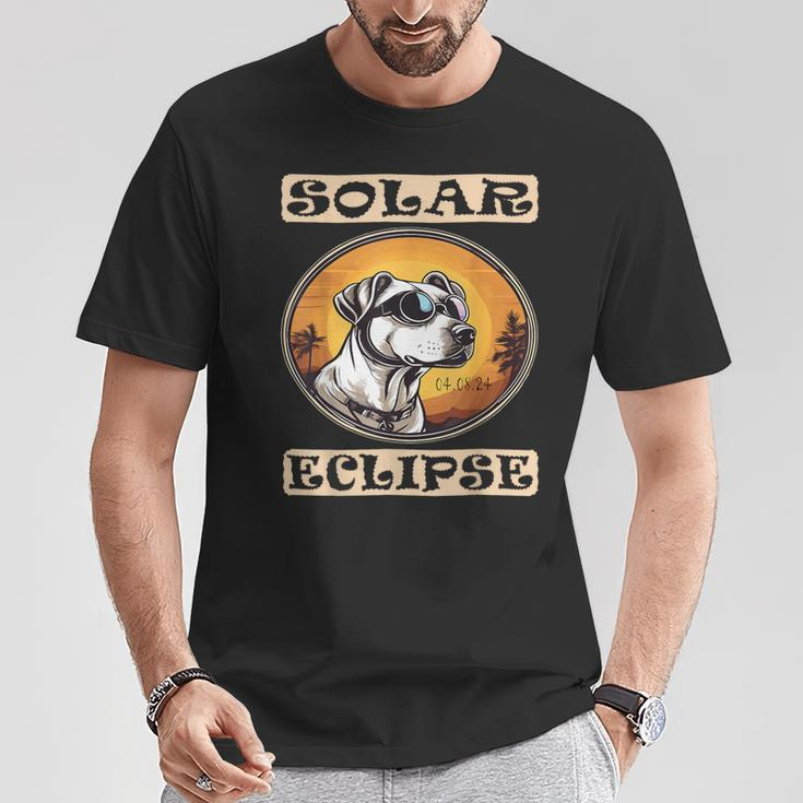 Solar Eclipse 2024 Dog Total Solar Astronomy T-Shirt Unique Gifts
