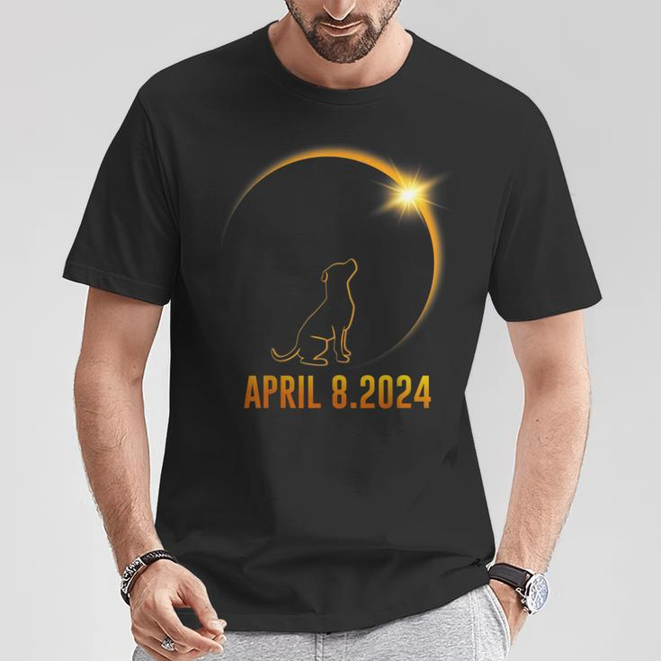 Solar Eclipse 2024 Dog Totality T-Shirt Unique Gifts