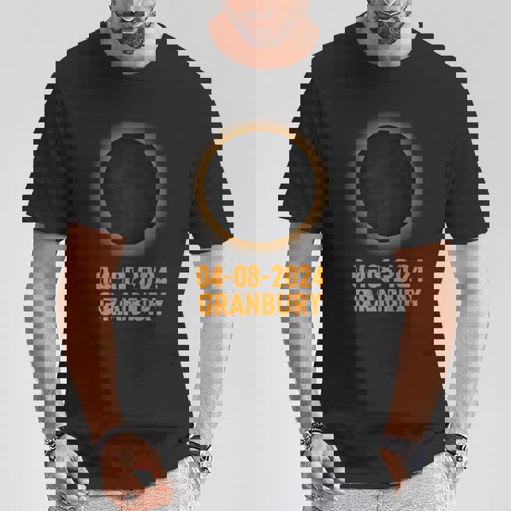 Solar Eclipse 2024 State Granbury Total Solar Eclipse April T-Shirt Personalized Gifts Solar Eclipse 2024 State Granbury Total Solar Eclipse April T-Shirt Personalized Gifts