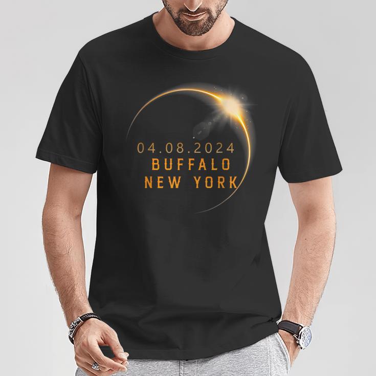 Solar Eclipse 2024 State New York Total Solar Eclipse T-Shirt Unique Gifts