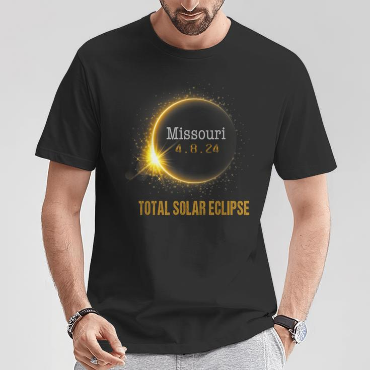 Solar Eclipse 2024 Total Solar Eclipse State Missouri T-Shirt Unique Gifts