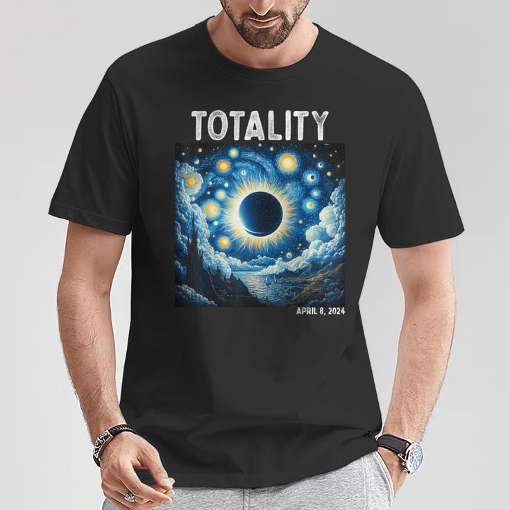 Solar Eclipse 2024 Totality April 8Th Astronomy Science T-Shirt Unique Gifts